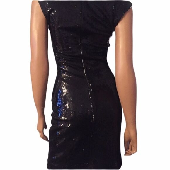 Brand New French Connection full Sequin dress 0 xs - Picture 5 of 6